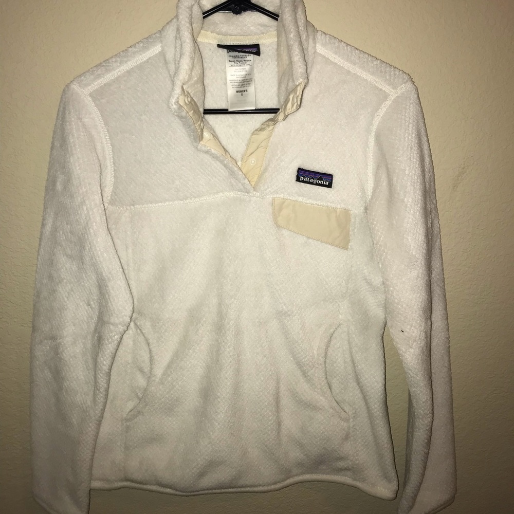 Patagonia Re-Tool Snap-T Pullover- White
